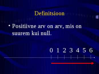 Positiivsed ja negatiivsed arvud #2