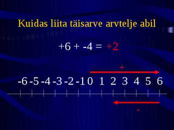 Positiivsed ja negatiivsed arvud #16