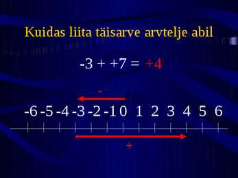 Positiivsed ja negatiivsed arvud #18