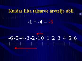 Positiivsed ja negatiivsed arvud #24