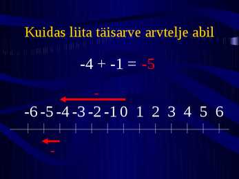 Positiivsed ja negatiivsed arvud #25