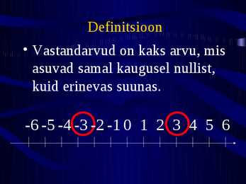 Positiivsed ja negatiivsed arvud #4