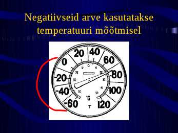 Positiivsed ja negatiivsed arvud #6