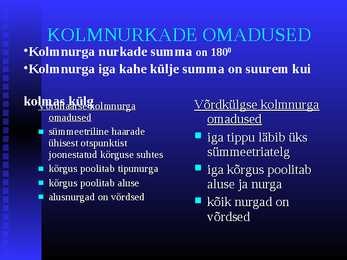 KOLMNURK #9