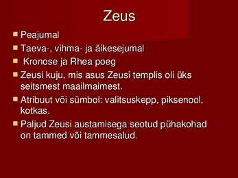 Kreeka religioon #8