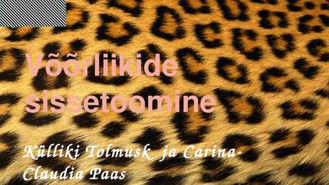 Võõrliikide sissetoomine