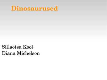 Dinosaurused