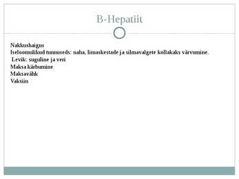 Hepatiit #6