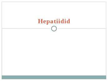 Hepatiit