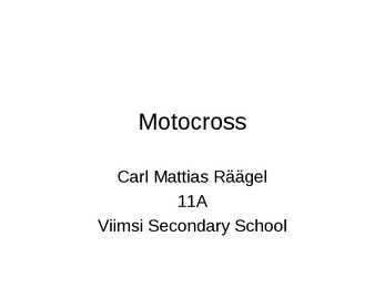 Motocross