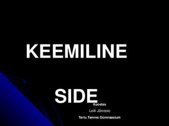 Keemiline side