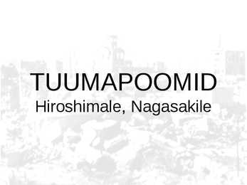 Hiroshima ja Nagasaki