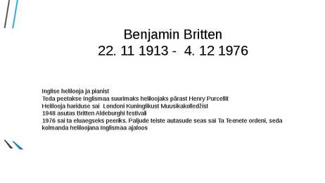 Benjamin Britten-Teejuht noortele orkestri juurde #2
