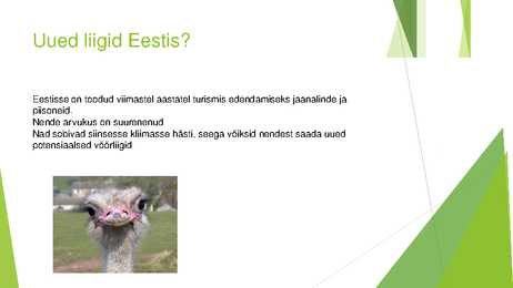 VÕÕRLIIIKIDE SISSETOOMINE #8