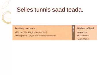 ELU TUNNUSED #2