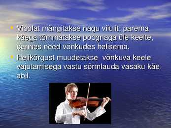 Vioola ehk altviiul #6