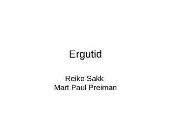 Ergutid