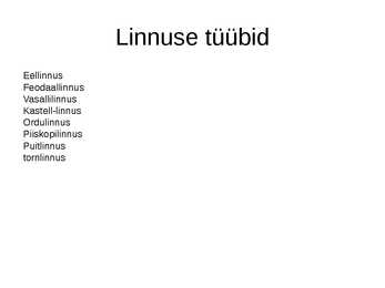 Keskaegsed linnused #2