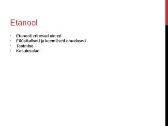 ALKOHOLIDE TUNTUMAD ESINDAJAD #3