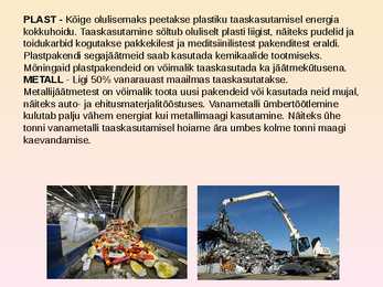 Jäätmete taaskasutamine-Võimalused ja tegelikkus-Ohtlikud jäätmed-Mida peaks teadma tavainimene #5