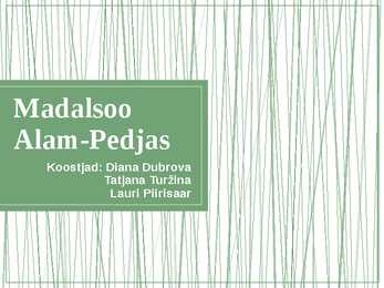 Madalsoo Alam-Pedjas
