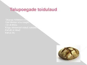 Toitumine keskaegses Eestis #3