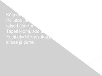 Toitumine keskaegses Eestis #4