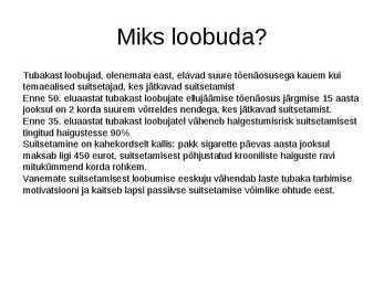 Tubakavaba ja HIV #5