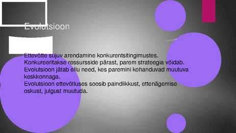 Ettevõtte kasvukontseptsiooni variatsioone #5