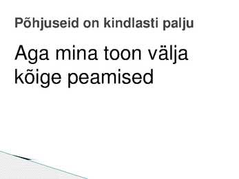 Täna nägin ma Eestimaad-Nii raske Eesti olla #3