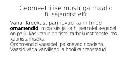 Vana-Kreeka #3