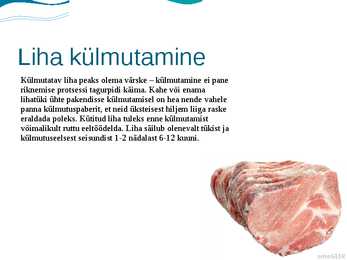 Toidu külmutamine #11