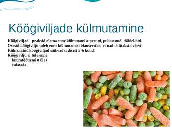 Toidu külmutamine #8