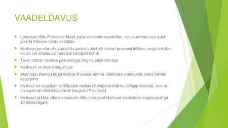 MERKUUR ESITLUS #4
