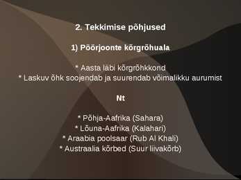 Kõrbed #3