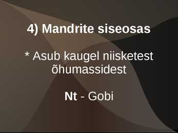Kõrbed #6