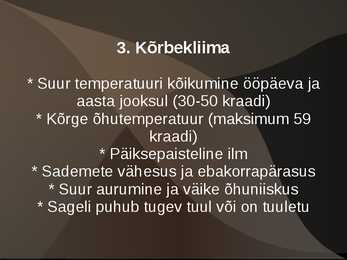 Kõrbed #7