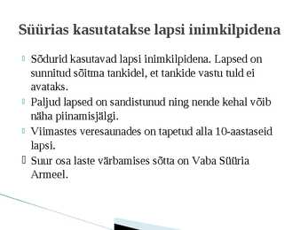 Lapssõdurid Süürias #2