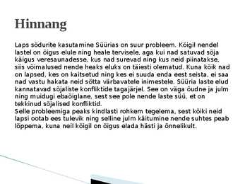 Lapssõdurid Süürias #4