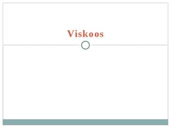 Viskoos