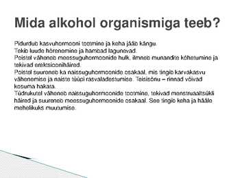 Alkohol noorte seas #5