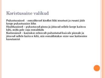 Koristusained #7