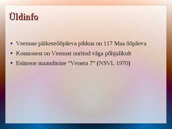 Veenus - slaidishow #3