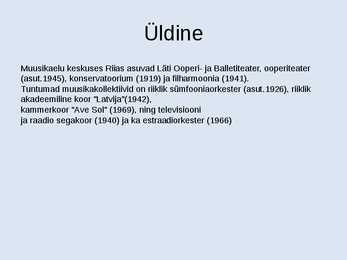 Läti muusika #2