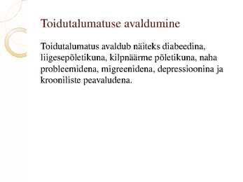 Toiduallergia ja toidutalumatus #7