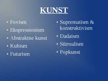 KUNST-KIRJANDUS JA ARHITEKTUUR 20-SAJANDIL #3