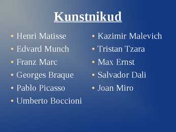 KUNST-KIRJANDUS JA ARHITEKTUUR 20-SAJANDIL #4