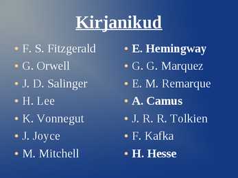 KUNST-KIRJANDUS JA ARHITEKTUUR 20-SAJANDIL #10