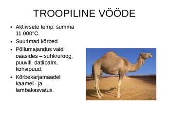 Agrokliimavöötmed ja tootmise vormid #12