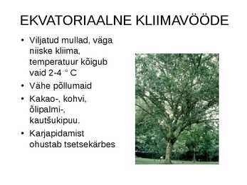 Agrokliimavöötmed ja tootmise vormid #14